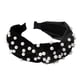 thumbnail image 5 of Aro de Pelo Anudado Sunnimix con Perlas de Imitación Diadema para Mujer, 5 of 8