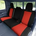 thumbnail image 5 of For 2022 – 2024 Dodge RAM 1500 FH Group Neoprene Waterproof Custom Fit Car Seat Covers  - Rear Red, 5 of 5
