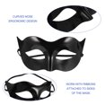 thumbnail image 2 of WINOMO Hombre Mujer Disfraz Mascarada Mascarada Veneciana Mascarada Mascarilla Ojo (Negro), 2 of 5