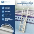 thumbnail image 7 of Confer Plastics 6000X InPool Ladder for Decks, Adjustable from 46"-56"HIGH, 7 of 7