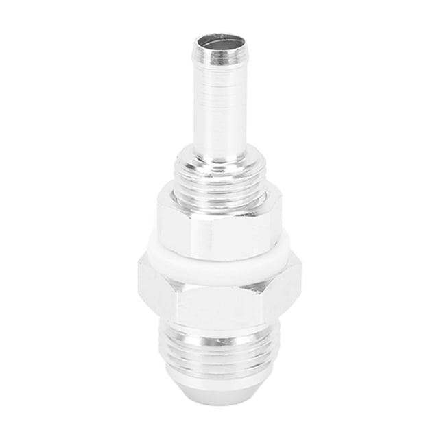 Aluminium Barb Fitting,8AN Male Flare Bulkhead Barb Fitting Barb Fuel Tank Fitting Exquisite Design