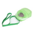 thumbnail image 4 of M Buder Bolsa de Transporte para Mascotas Pequeñas Hamster Erizo Rata Chinchilla Hurón Bolsa de Viaje Portátil de Felpa Corta con Correa Ajustable Verde 13 cm x 18 cm, 4 of 9