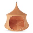 thumbnail image 2 of TreePod Lightweight Heavy Duty Canvas Lounger 5 Foot Hanging Daybed, Terracotta, 2 of 7