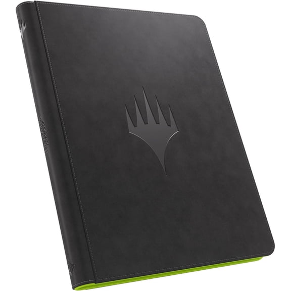 Collectible Gamegenic Magic: The Gathering Secrets of Strixhaven Prime Zip-UP Album 18-Pocket Black/Green Color - Holds 360 Double-Sleeved Cards, Zippered Trading Card Storage