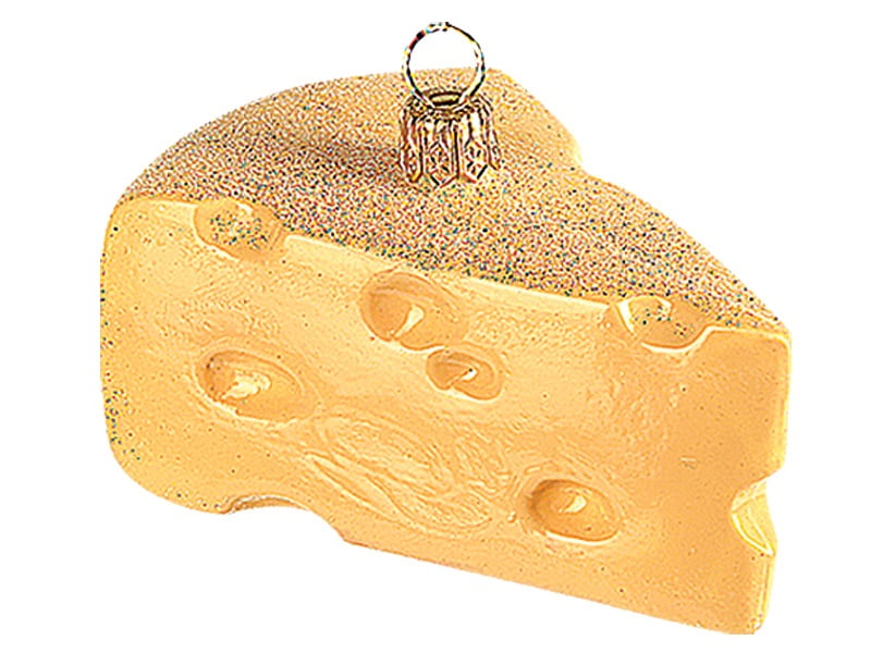 Swiss Cheese Polish Mouth Blown Glass Christmas Ornament Tree