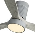 thumbnail image 5 of Sofucor 52" Flush Mount Ceiling Fan with Dimmable Light and Remote Control, 3 Blades W/ Reverse Airflow, Grey, 5 of 10