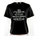 thumbnail image 4 of Babysbule Womens Summer Tops Unisex Funny Printed Pattern Casual Fashion Soild Color Short Sleeve Tops, 4 of 9