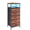 brown-5, variant on LED Nightstand with 16 Color Lights, Built-in USB Ports & Outlets, 3 Fabric Drawers + Storage Shelf, Black Compact Bedside Table for Small Spaces