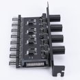 thumbnail image 2 of PC Chassis Fan Hub Adaptador SATA PWM Controlador Velocidad Del Cubo 8 Canal 4 Paya, 2 of 4