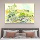 thumbnail image 4 of Un puente de piedra antiguo se extiende sobre un río sereno, pintura de acuarela, póster en lienzo, decoración de dormitorio, paisaje deportivo, decoración de oficina, regalo, estilo marco, 20 x 30 cm, 4 of 8