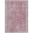 thumbnail image 2 of Addison Rugs Chantille Indoor/Outdoor Traditional Border Pink Machine Washable Rectangle Rug, 5' x 7'6", 2 of 7