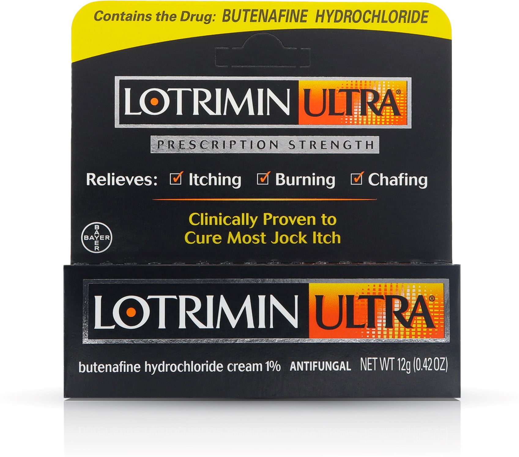 Lotrimin Ultra Jock Itch Antifungal Cream 0 42 Oz Pack Of 3 Walmart Com