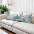 thumbnail image 3 of Teal Sea Turtle Coastal Body Pillow Cover 20x54, Nautical Summer Beach Starfish Decorative Pillowcase with Zipper, Microfiber Pillow Protector, Soft Breathable Long Lumbar Pillowcases for Women, 3 of 9