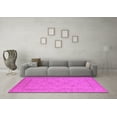 thumbnail image 3 of Ahgly Company Indoor Round Oriental Pink Industrial Area Rugs, 5' Round, 3 of 4