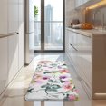 thumbnail image 4 of Pioneer Flower Floral Print Pattern Kitchen Rug Mat,Kitchen Runner Rugs Non Skid Washable,Decorative Kitchen Floor Mats for Kitchen,Sink,Laundry,17"x47.2", 4 of 7