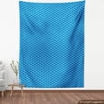 thumbnail image 4 of Ambesonne Nautical Fabric by the Yard Upholstery, Wavy Sea Lines Scale, 3 Yards, Blue, 4 of 5