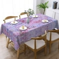 thumbnail image 2 of YFYANG Rectangular Polyester Table Cloth Vintage Mauve Texture Table Cover for Indoor Outdoor Kitchen Restaurant Table Decoration Tablecloths，54" X 72", 2 of 9