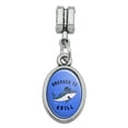 thumbnail image 2 of Dressed to Krill Whale Kill Funny Humor Italian European Style Bracelet Oval Charm Bead, 2 of 5