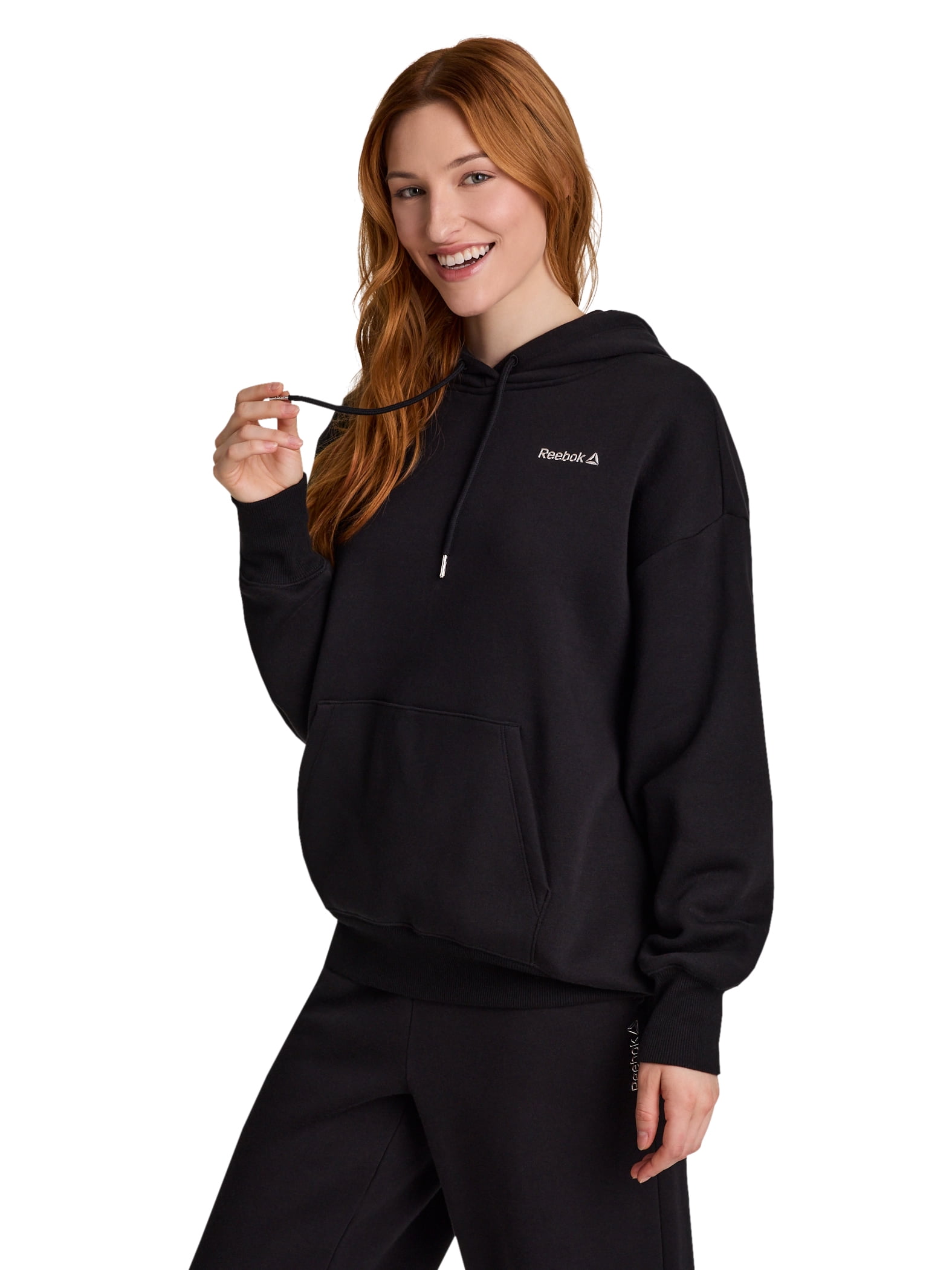 Reebok Women's and Women's Plus Game Day Fleece Oversize Hoodie, Sizes XS-4X