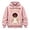 D-Pink142, variant on DHFJKG Women's Hoodie With Pet Pouch, Cute Rabbit Graphic Pet Holder Zipper Pocket Carries Pullover