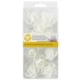 thumbnail image 5 of Wilton White Rose Wafer Decorations, 5 of 5