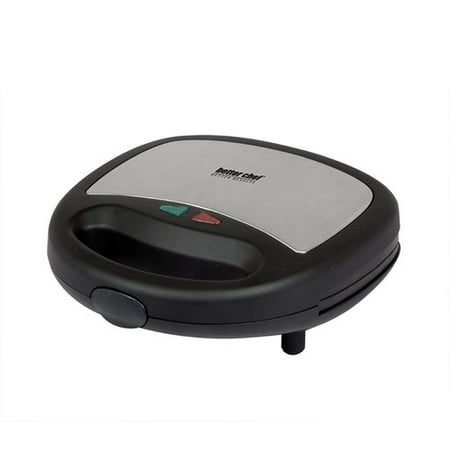 Better Cher Panini Contact Grill- Black With Stainless Steel