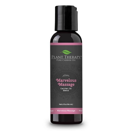 Plant Therapy Marvelous Massage Carrier Oil Blend 2 fl. oz. Base for Essential Oils or