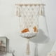 thumbnail image 2 of Colgante de cama de gato tejida con borlas de estilo bohemio Aumento del espacio Plataforma de almacenamiento de usabilidad Cats Bed para interiores o exteriores Inevent HA060600-00B, 2 of 7