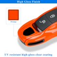 thumbnail image 5 of Aerobon - Carcasa Para Llave Pintada De 3 Piezas, Compatible Con Porsche Key Shell De Repuesto (Mk1 Naranja), 5 of 5