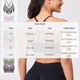 thumbnail image 3 of Hfnxid Womens Strappy Sports Bra Padded Backless Moisture-Wicking Wireless for Yoga Workout Fitness Tank Top, 3 of 6