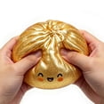 thumbnail image 6 of Stuffed Bun Dumpling Squishies, Easter Basket Stuffers Stocking Stuffers for Kids Adults, Soft Squishies for Anxiety Relief Stretchy Desk Toy, 6 of 7