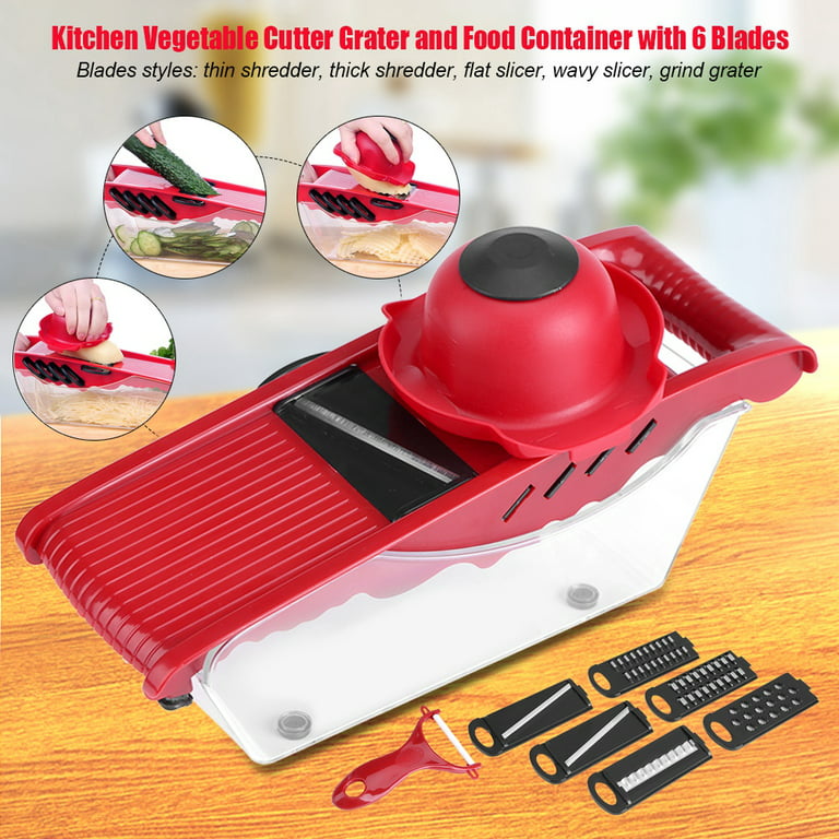 Kitchen Handheld 4 Sides Fruit Vegetable Grater Peeler Box Slicer - Bed  Bath & Beyond - 18444382