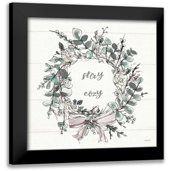 Tavoletti, Anne 12x12 Black Modern Framed Museum Art Print Titled - Modern Farmhouse VII Stay Cozy