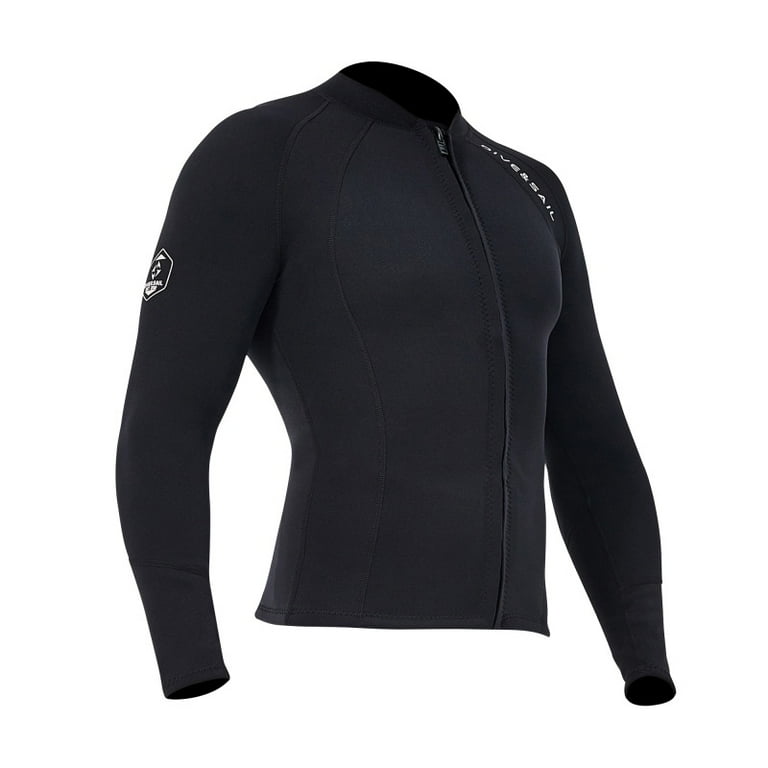 Wetsuits Top Jacket Mens Women 2mm Neoprene Long Sleeve Shirt