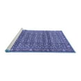 thumbnail image 2 of Ahgly Company Machine Washable Indoor Square Persian Blue Traditional Area Rugs, 5' Square, 2 of 4