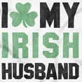 thumbnail image 2 of St Patricks I Love My Irish Husband Womens Plus Size Graphic Zipper Hoodie Brisco Brands 2X, 2 of 3
