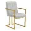MoDRN Glam Marion Channel Tufted Office Chair, Multiple Colors