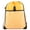 Athletic Gold, variant on Mato & Hash Drawstring Cinch Bag Backpack With Mesh Pocket Polyester Tote Sack - Athletic Gold CA2600