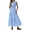 Light Blue, variant on PRETTYGARDEN Summer Dresses for Women Sundresses Sleeveless V Neck Eyelet A Line Flowy Beach Vacation Spring Maxi Dress