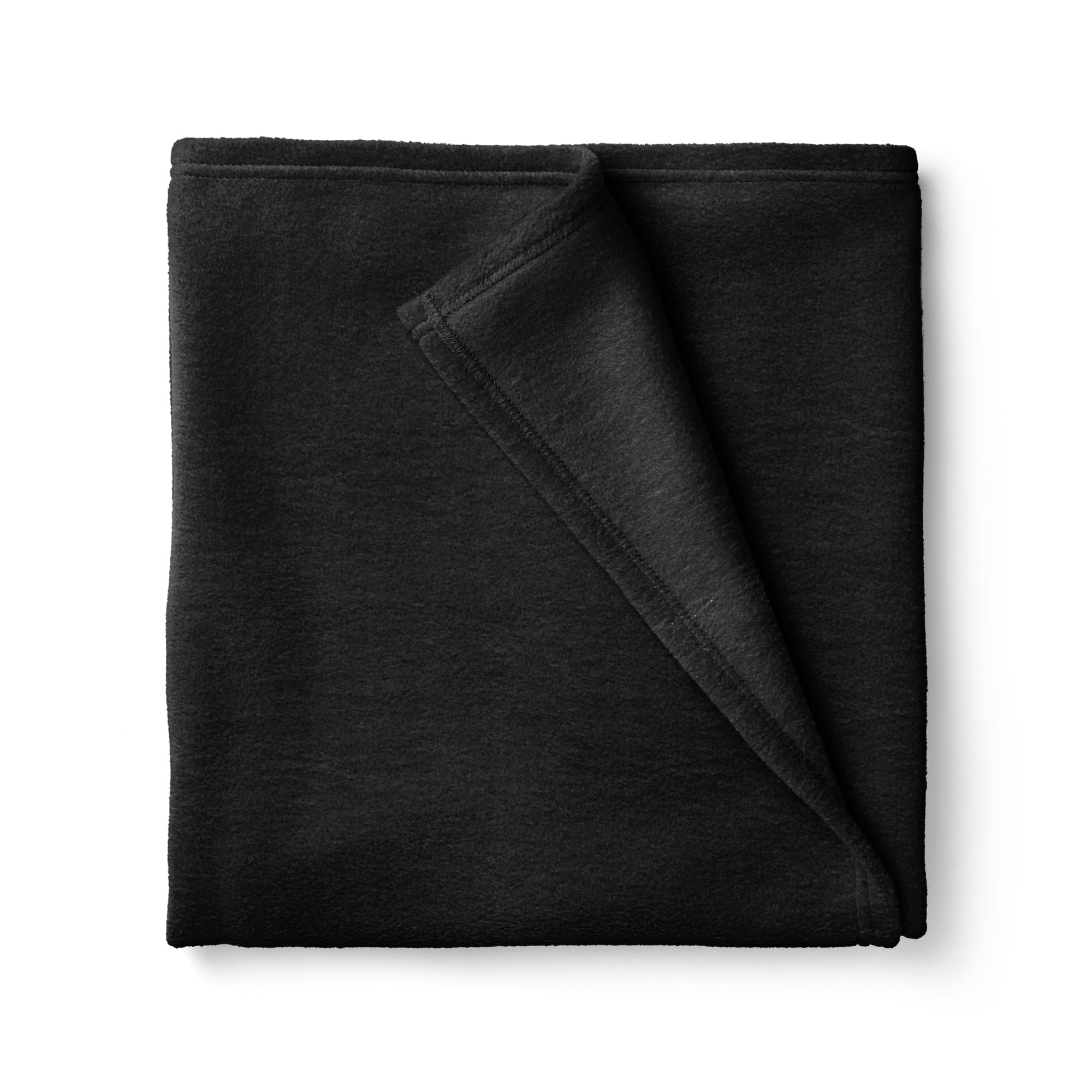 Mainstays 58" 100% Polyester Lux Anti-pill Fleece Solid Sewing & Craft Fabric By the Yard, Black