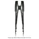 thumbnail image 2 of Correa de cuero para cámara Dos cámaras Hombro Arnés ajustable Accesorios Negro, 2 of 2