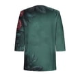 thumbnail image 7 of HOMBOM Womens Kimono Lightweight 3/4 Sleeve Cardigan Dusters Summer Floral Open Front Vacation Flowy Cover Ups for Ladies, 7 of 7