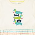 thumbnail image 4 of Inktastic Dachshund Dog Lover Polka Dot Puppies Girls Baby Dress, 4 of 5