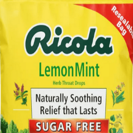 Ricola Cough Drops Sugar Free 105 Ct Lemon-Mint Flavor (PACK OF 3)