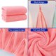 thumbnail image 5 of Toallas de baño Toalla de baño Juego de toallas de baño Terciopelo hilado Toalla de baño suave altamente absorbente Adecuada para baño Spa Gimnasio Pieza de algodón, 5 of 6
