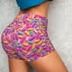 thumbnail image 4 of Fotbe Colorful Donuts 1 Shorts Sin Costuras – Shorts Deportivos de Cintura Alta para Mujer, Elásticos para Gimnasio, Yoga, Running o Ciclismo-Small, 4 of 8