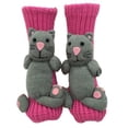 thumbnail image 2 of Komoo Women Funny Socks Knit 3D Animals Fuzzy Knitting Floor Socks Novelty Winter Warm Thick Knit Socks, 2 of 9