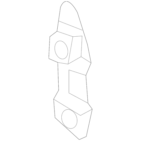 Genuine OE Mazda Side Retainer - D10J-50-2H1B