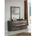 thumbnail image 3 of 41" Gray Square Wood Framed Accent Mirror, 3 of 4