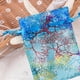 thumbnail image 4 of Cateissary 100 piezas de bolsas de regalo de Organza con diseño de Coral, recuerdo transpirable para vacaciones de cumpleaños, joyería Type3 NO3, 4 of 6